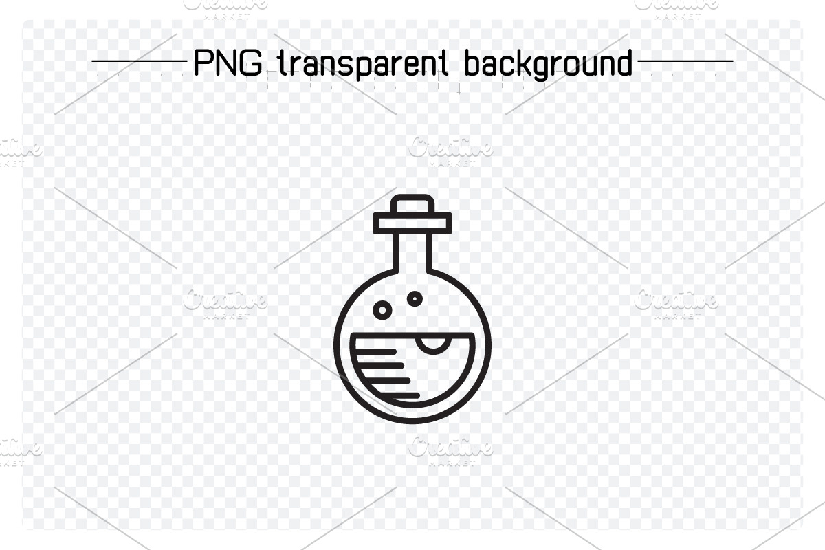 Science and Lab Tube and Flask Icons, an Outline Icon by Designfour (Photo 2 of 7)