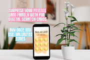 Gender Reveal Digital Scratch Card, an Email Template by SunshineStudioBoutique (Thumbnail 5 of 7)