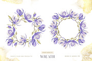 Watercolor magnolia clipart, an Illustration by MariGraphic boutique (Thumbnail 5 of 10)