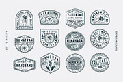12 Coffee Logo and Badge Templates, a Branding & Logo Template by Wortfice (Thumbnail 3 of 9)