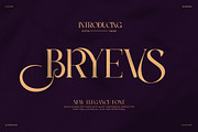 Bryevs || Elegant Classy Serif Font, a Serif Font by Ermedia Studio (Thumbnail 1 of 10)