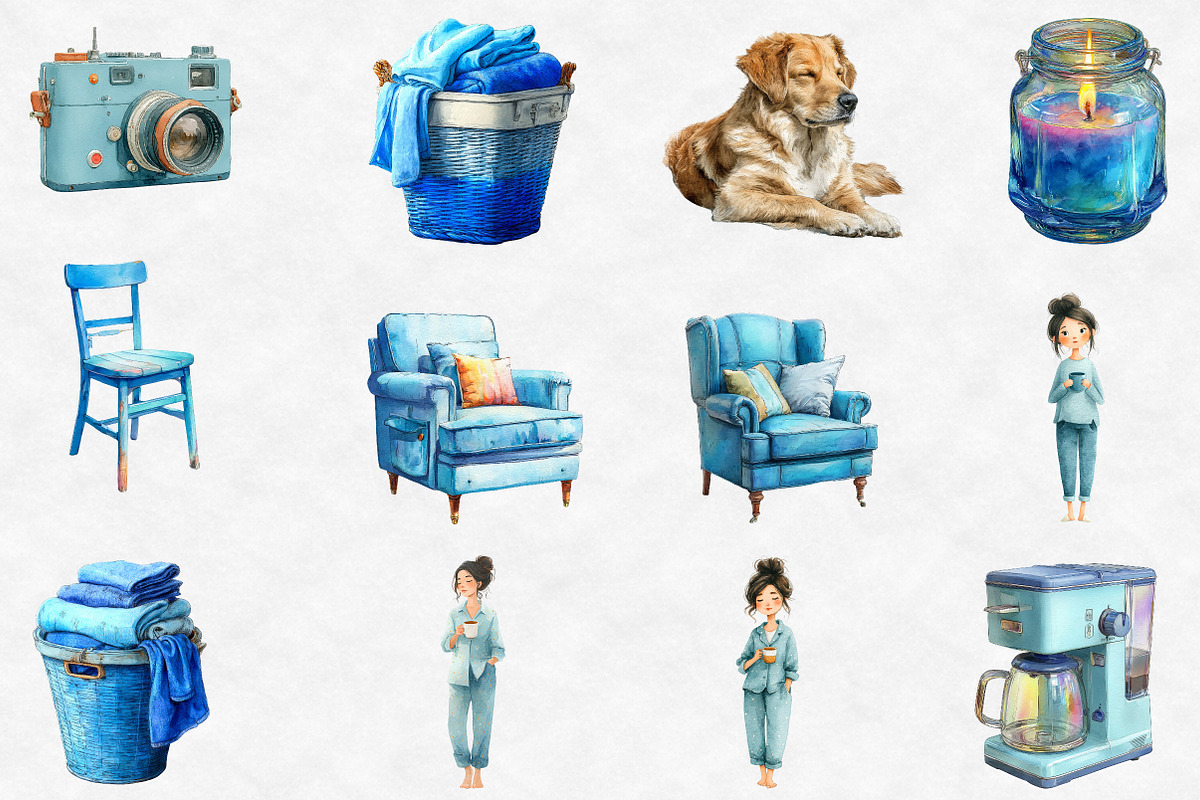 Spring Home Moments Clipart, an Illustration by Designworld (Photo 3 of 6)