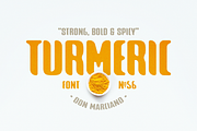 Turmeric spicy font, a Font by DonMarciano (Thumbnail 1 of 5)