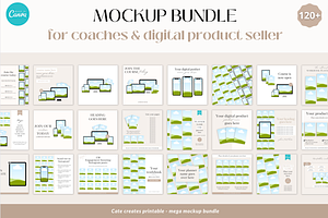 Digital Product Mockup Bundle Canva