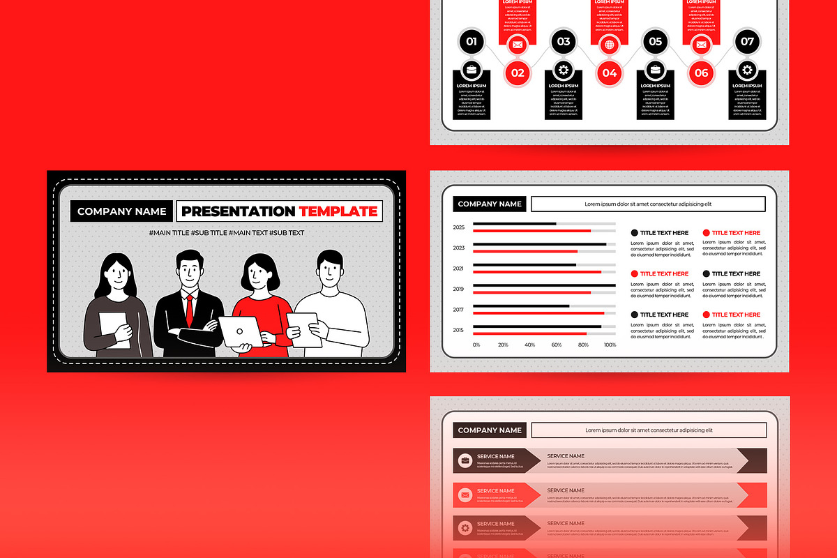Business Plan PowerPoint Template, a Presentation Template by CreativeUP (Photo 3 of 6)