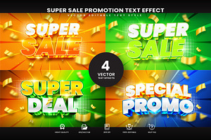 Super Sale Editable Text Effect V2