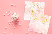 Blush & Gold Dreams Papers, a Texture Graphic by Chus Moreno Studio (Thumbnail 2 of 8)