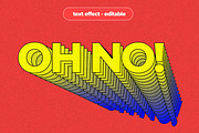 Oh No Text Effect Design, a Layer Style Add-On by CreativeShaper (Thumbnail 1 of 2)