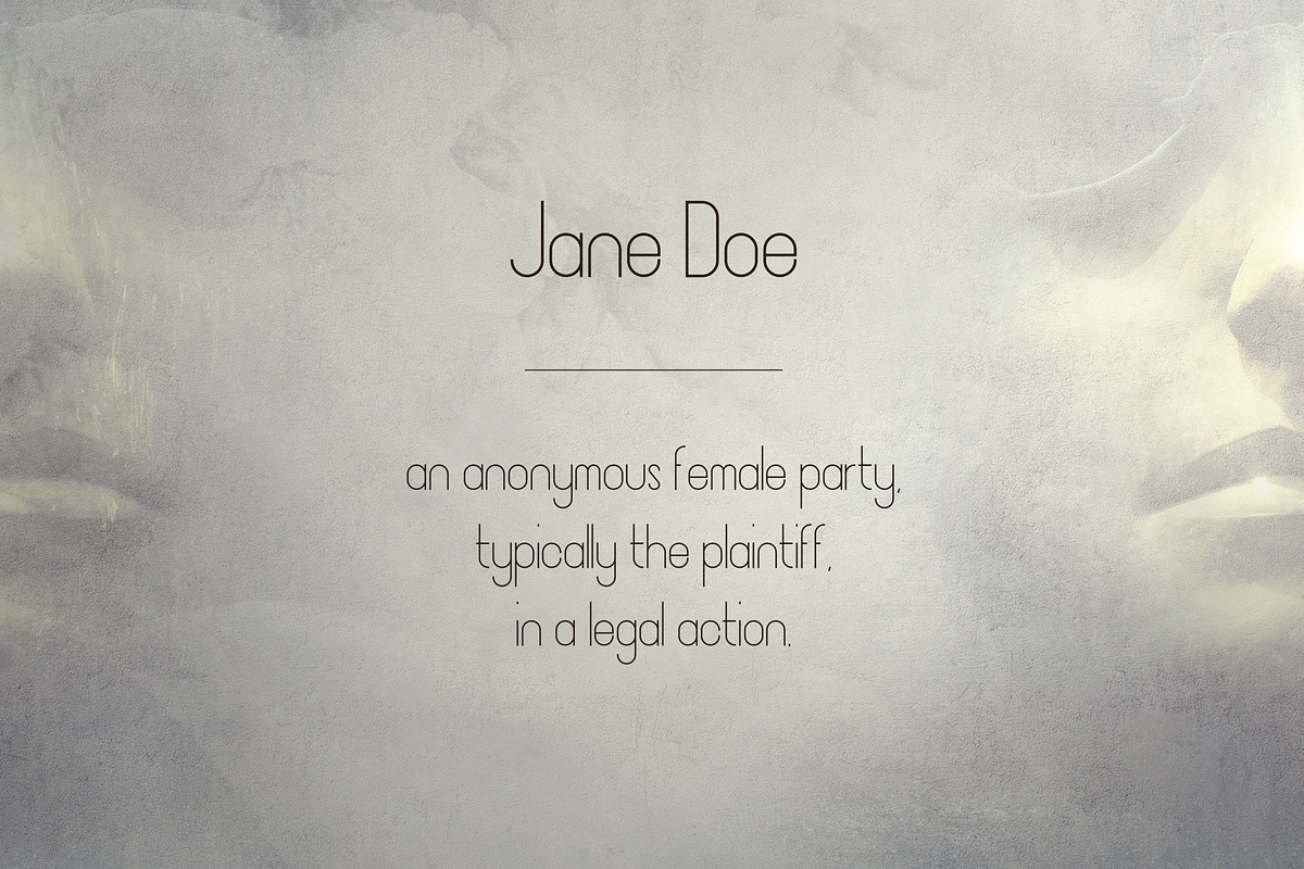 JaneDoe Sans Serif font preview 2