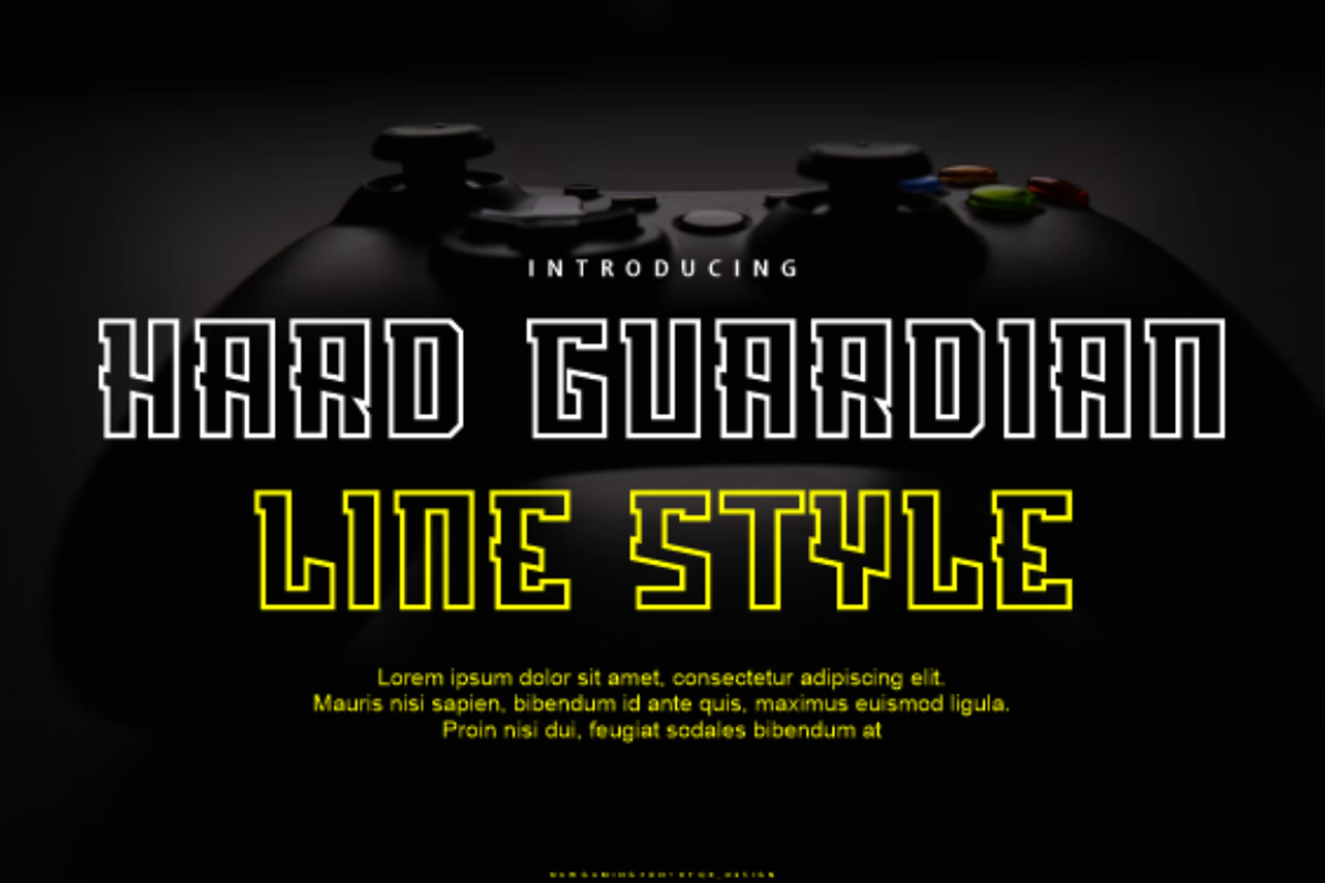 Hard Guardian Bundle, a Sans Serif Font by QR Design Studio (Photo 5 of 12)