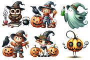 Quirky Halloween Sublimation Clipart, an Illustration by Designworld (Thumbnail 5 of 6)