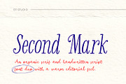 Second Mark Serif & Script, a Serif Font by Ef Studio (Thumbnail 1 of 11)