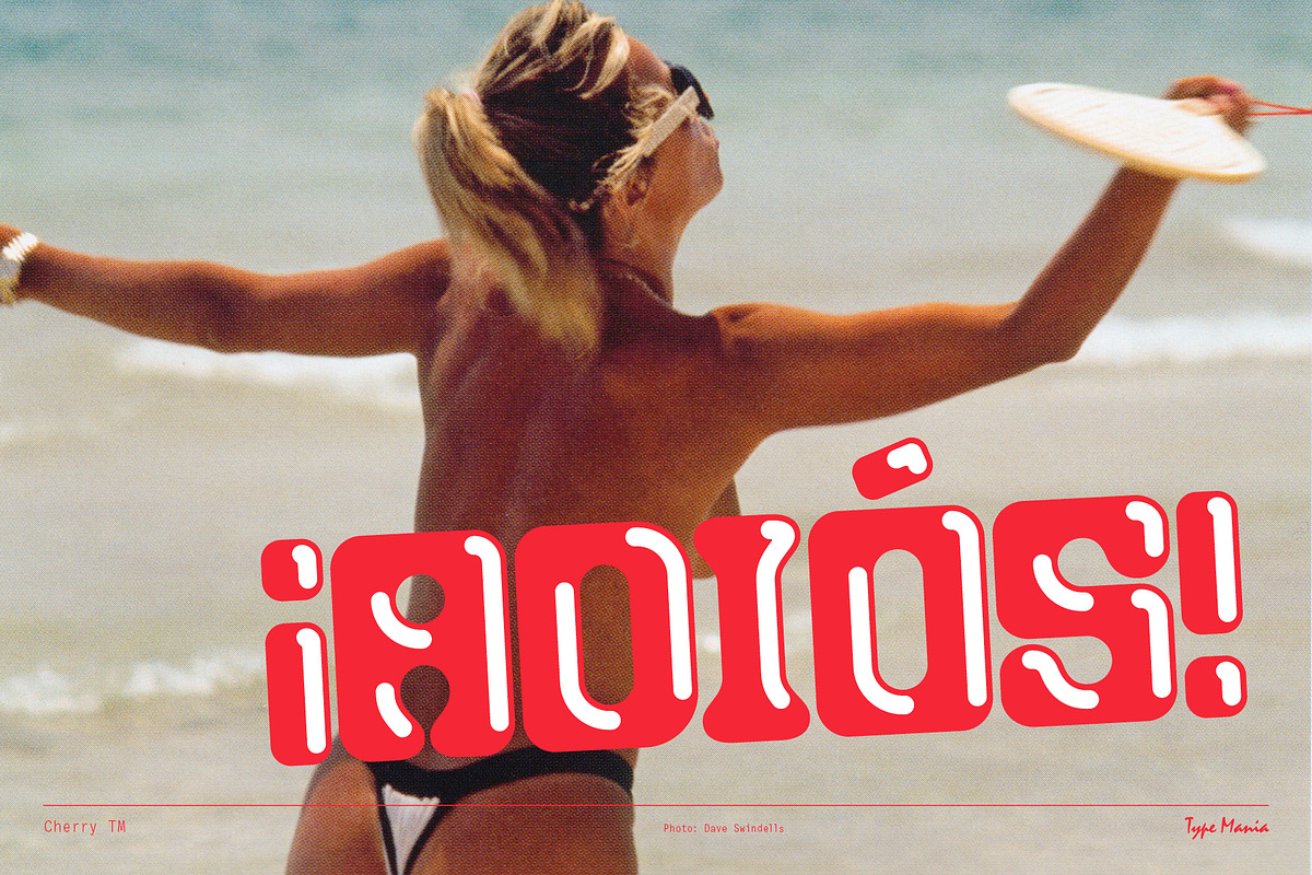 Cherry TM – Hot & Heavy Display Font, a Serif Font by Type Mania (Photo 13 of 14)