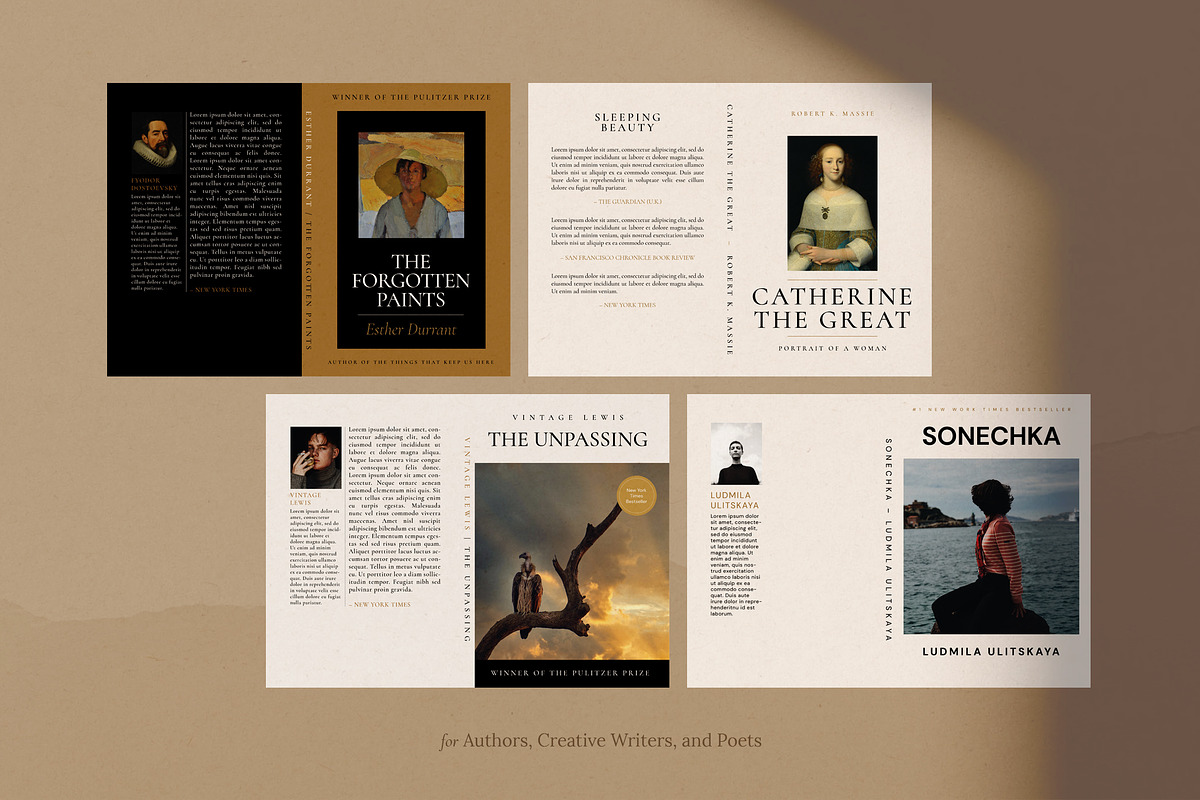 Book Cover Templates Vol.2 CANVA+PS, a Templates & Theme by September 5th (Photo 9 of 16)