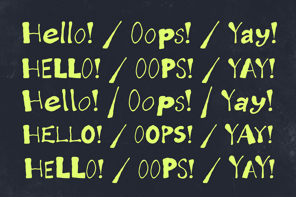 Wobbly Hand Font, a Handwritten Font by Handmadefont (Photo 2 of 14)