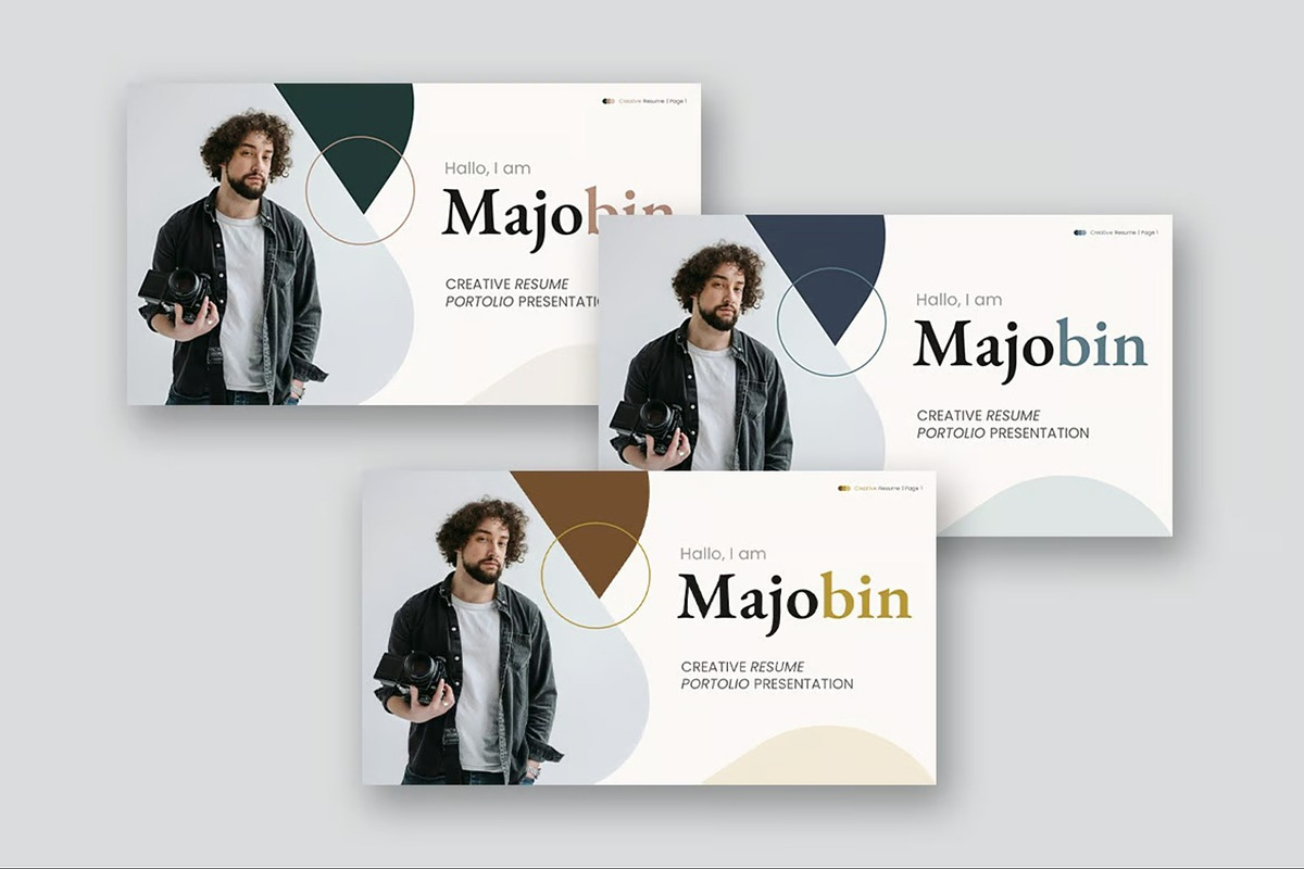 Creative CV Resume Powerpoint, a Presentation Template by Fit-tee (Photo 2 of 10)