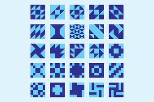 Quilt Patterns Icons