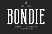 Bondie - Condensed Slab Serif Font, a Slab Serif Font by Craft Supply Co. (Thumbnail 13 of 13)