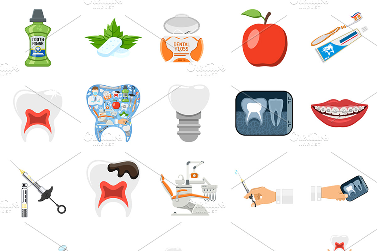 Dental Services Themes, a Healthcare Illustration by TAlex (Photo 2 of 7)