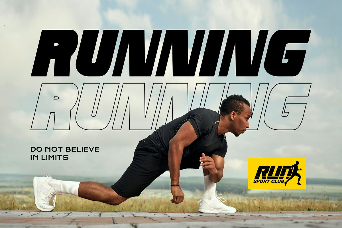 Jump Higher - Sport Display Font, a Sans Serif Font by Imoodev (Photo 6 of 9)
