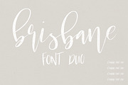 Brisbane | A Scripty Font Duo, a Sans Serif Font by Jen Wagner Co (Thumbnail 1 of 6)