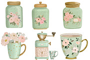 Spring Coffee Break Clipart, an Illustration by Designworld (Thumbnail 4 of 4)