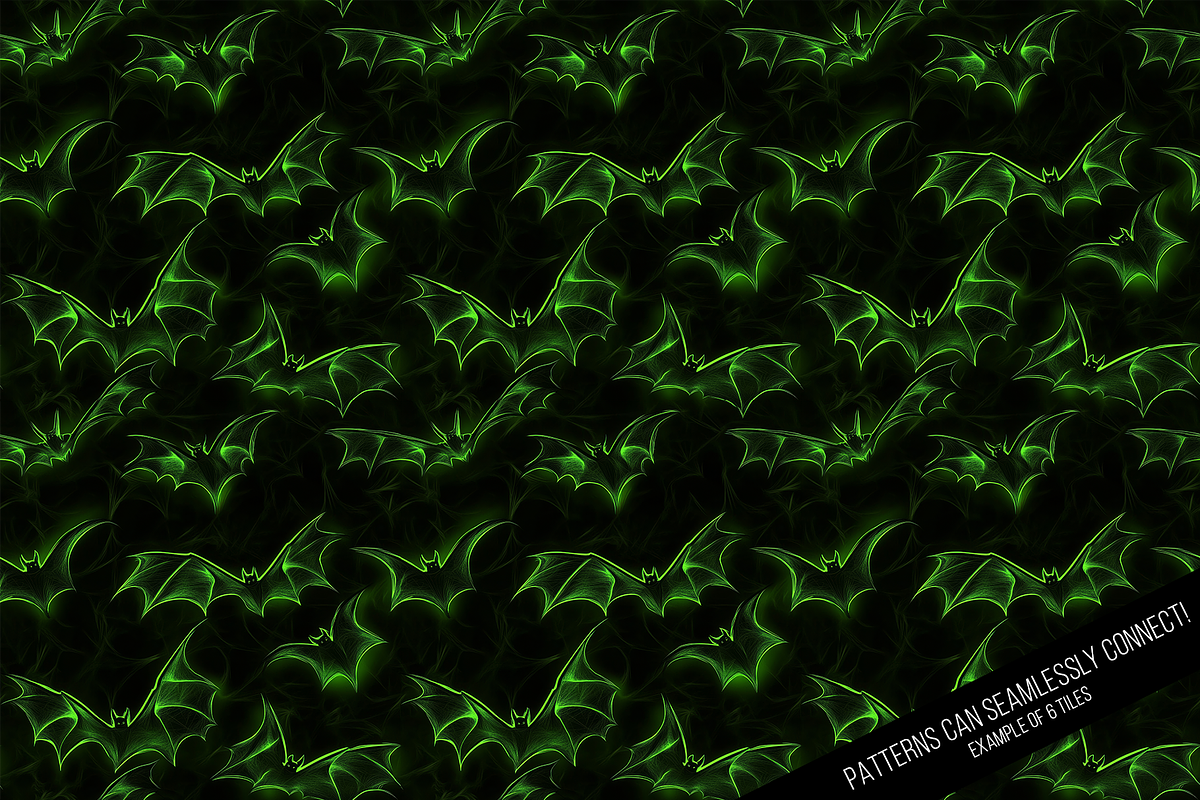 Halloween Glow Digital Paper, a Pattern Graphic by Chromolume Studio (Photo 12 of 16)