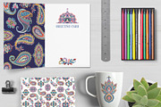 Rainbow paisley, a Pattern Graphic by kateja (Thumbnail 6 of 10)