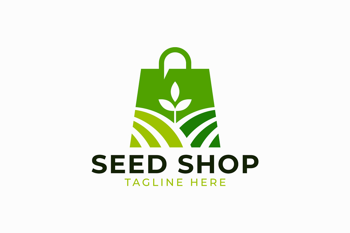 Seed Shop Plant Agriculture Logo, a Branding & Logo Template by Signatoro (Photo 1 of 3)