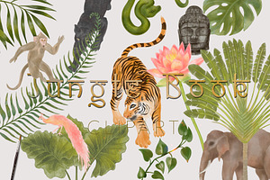 Jungle Book Watercolor Clipart