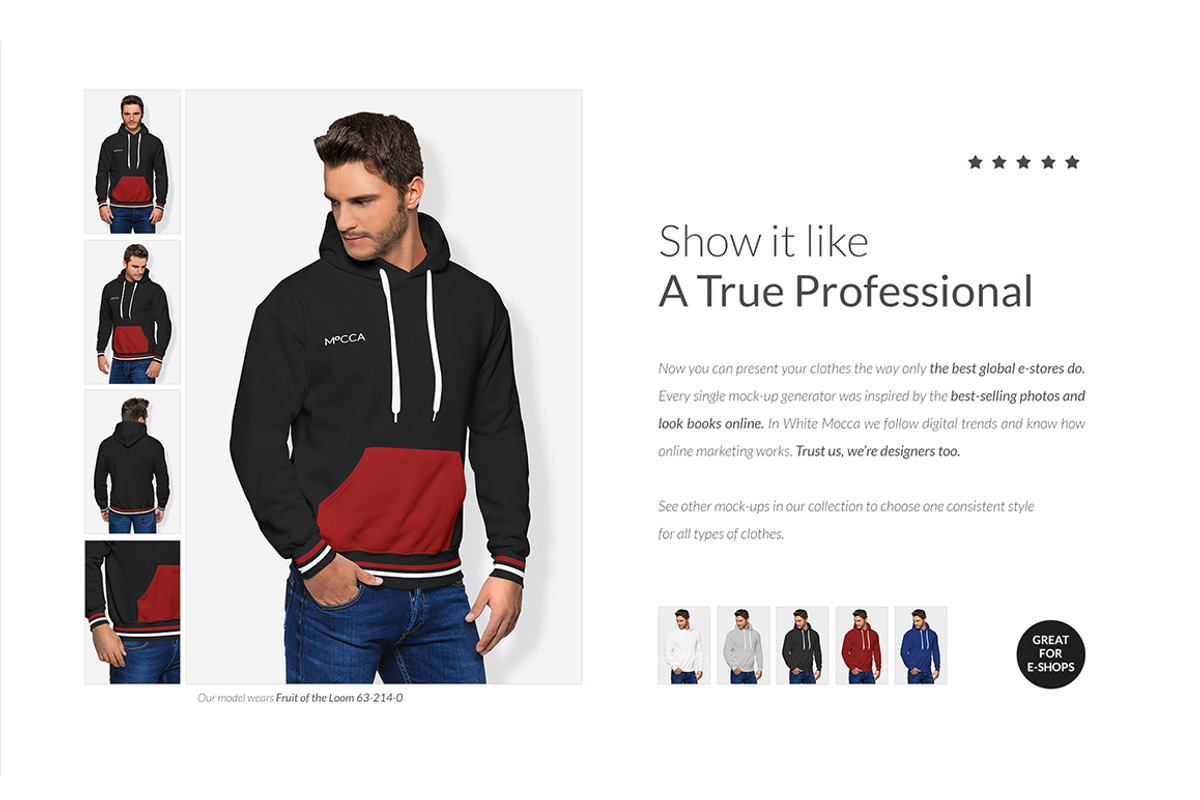 Men Hoodie 2 Mock-ups Set FREE DEMO, a Books & Magazine Mockup by Apparel_Mockups (Photo 7 of 25)