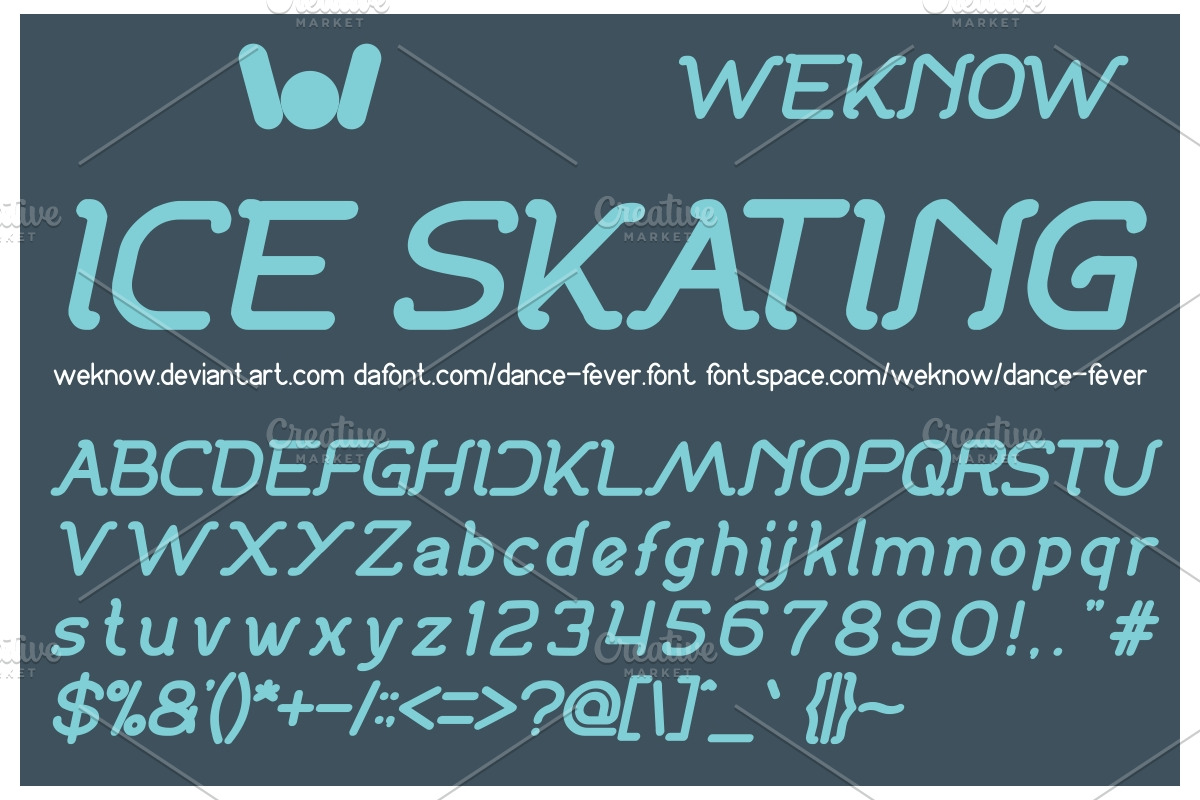 dance fever font preview 5