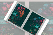 grunge gothic mushroom, a Background Graphic by AAN Seamless Shop (Thumbnail 2 of 4)