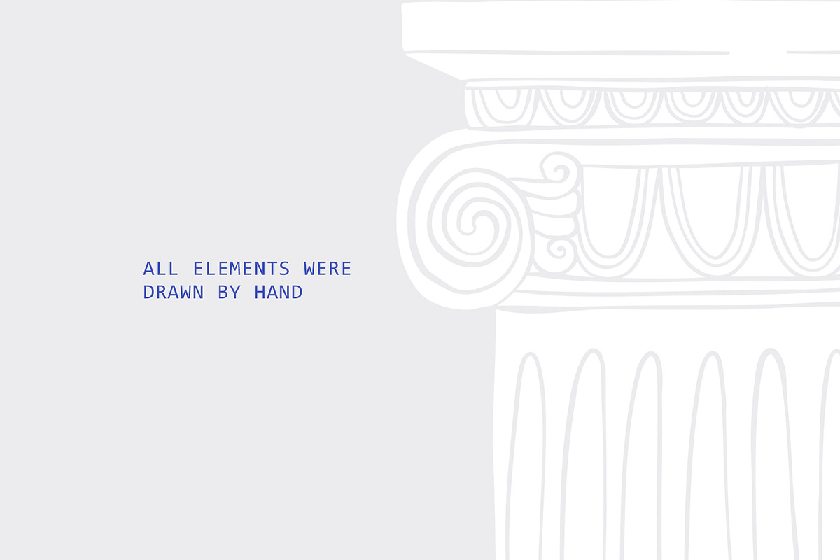 ANTIQUITY: clipart and patterns, an Object Graphic by Elliko shop (Photo 3 of 8)