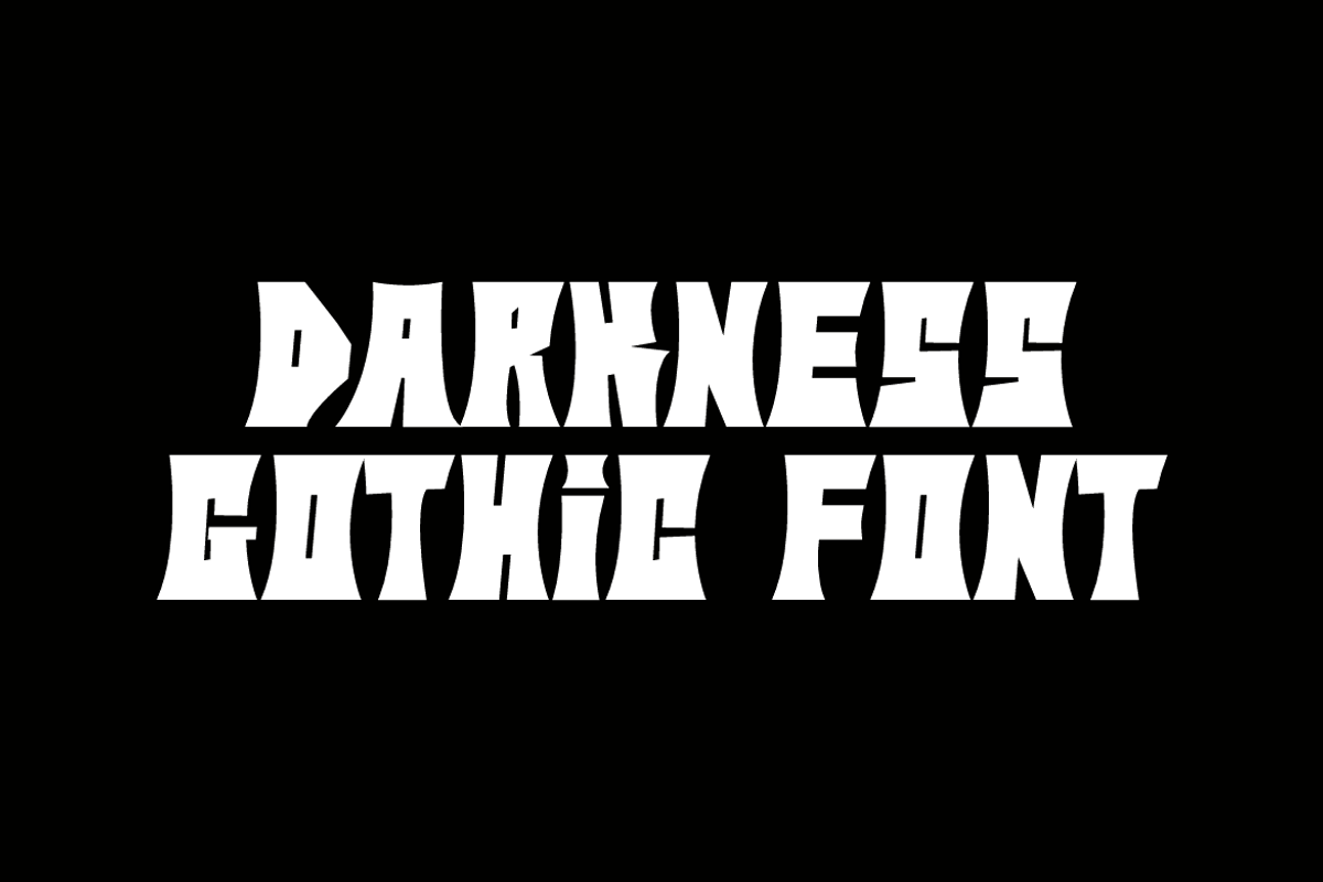 Joguc Regus - Darkness Font, a Blackletter Font by QR Design Studio (Photo 2 of 6)