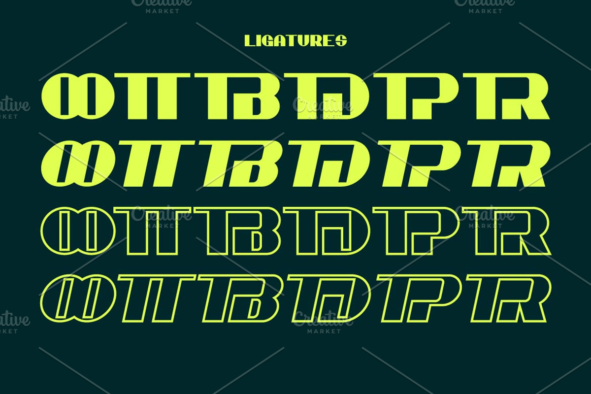 Bittery Strong Font, a Sans Serif Font by Artiveko (Photo 2 of 8)