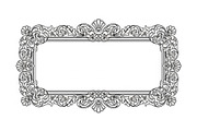 Vintage Rectangle Frame SVG Bundle, an Illustration by Designs_River (Thumbnail 22 of 31)