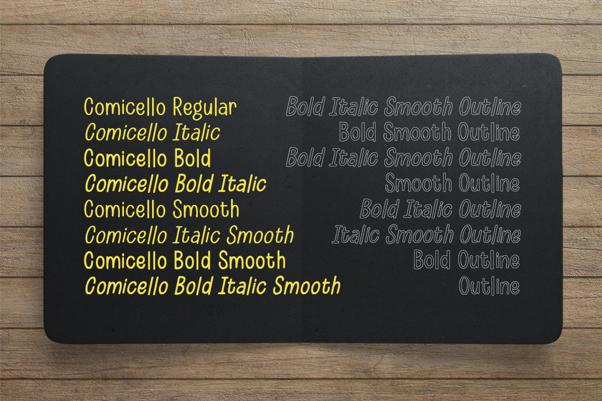 Comicello, a Handwritten Font by Fargun Studio (Photo 5 of 8)