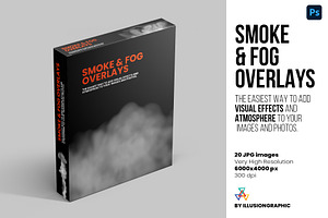 Smoke & Fog Overlays - 20 JPG