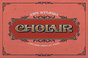 Cholair, a Symbol Font by Vintage Division (Thumbnail 1 of 15)