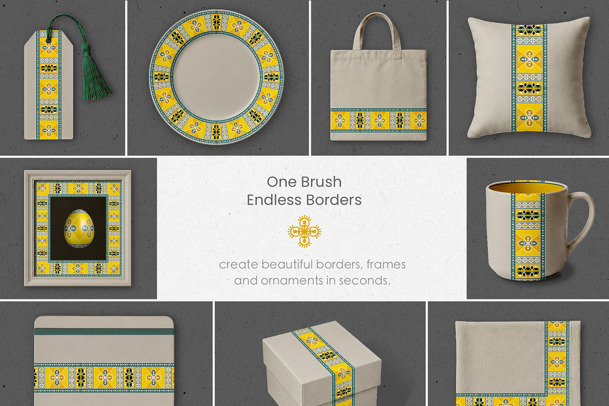 Ribbons. Vector pattern brushes., a Brush Add-On by IrinaCzaran (Photo 6 of 6)