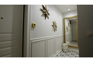 Corridor in modern stylish apartment
