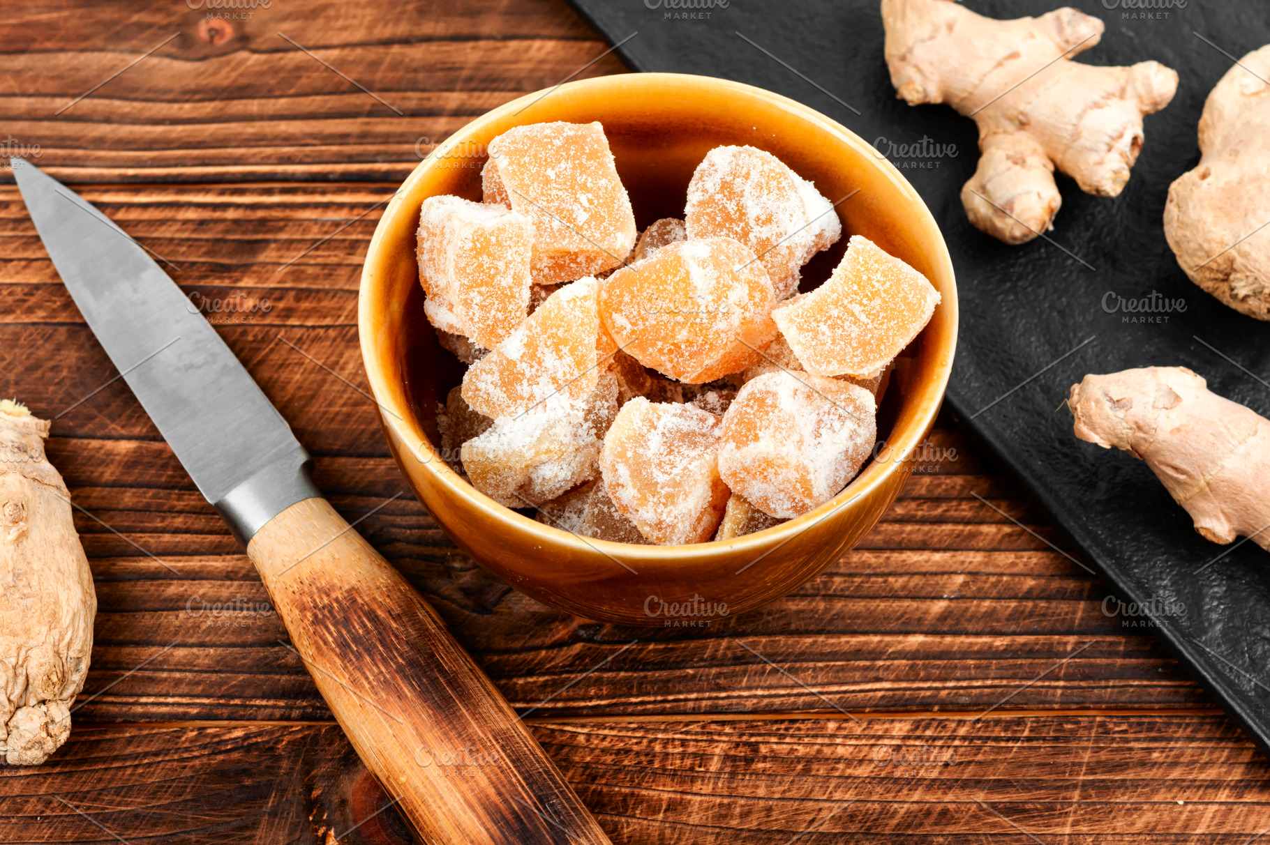 sweat candied ginger, a Food & Drink Photo by MLunov MLunov