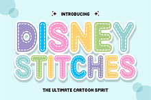 Disney Stitches – Stitched Font