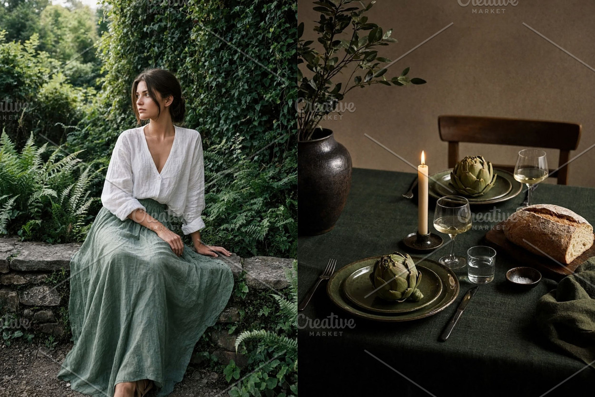 60 Green Stock Photos Bundle, a Beauty & Fashion Photo by Selenique Studio (Photo 8 of 12)