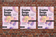 Pink 3D Creative Agency Flyer Set, a Flyer Template by Aiyari Graphic (Thumbnail 3 of 3)