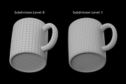 Coffee and Tea Ceramic Mug Base Mesh, a Furniture 3D Model by VK Studio (Thumbnail 16 of 16)