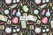 Watercolor School set, an Object Graphic by OrangePeafowlArt (Thumbnail 15 of 15)