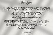 Bentagon Realistic Handwriting font, a Handwritten Font by Basnistudio (Thumbnail 8 of 9)