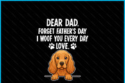 Father's Day I Woof Every Day SVG, a Graphic by Creativeusart (Thumbnail 3 of 4)